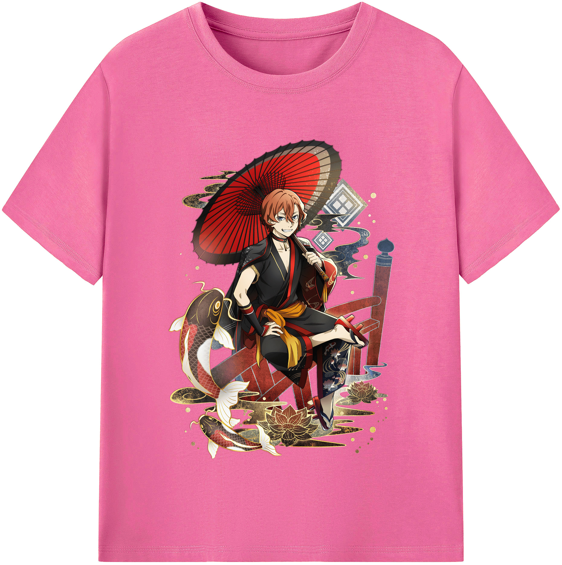 （画像用） 文豪ストレイドッグス Bungo Stray Dogs レディースカジュアルプリントTシャツ（綿100％）